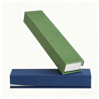 고급 솔리드 컬러 직사각형 조개 껍질 향 상자 맞춤형 크라프트 종이 포장 선물용 튼튼한 상자 스폰지 안감 스탬핑