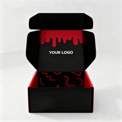 로고가 있는 맞춤형 럭셔리 여성 신발 상자 친환경 우편 포장 골판지 신발 또는 의류용