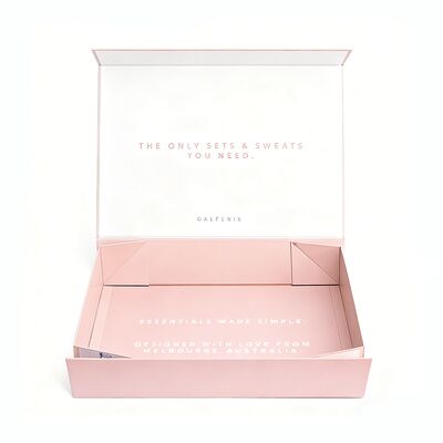 고급 럭셔리 의류 패키지 맞춤형 친환경 자석 접이식 선물 종이 상자 (속옷용)