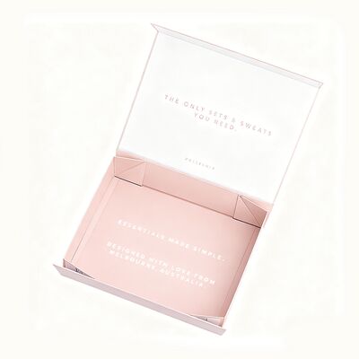 고급 럭셔리 의류 패키지 맞춤형 친환경 자석 접이식 선물 종이 상자 (속옷용)