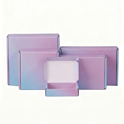 사용자 지정 생분해 할 수 있는 유선 고리 카드 상자 소형 고급 메일러 포장용 종이 상자