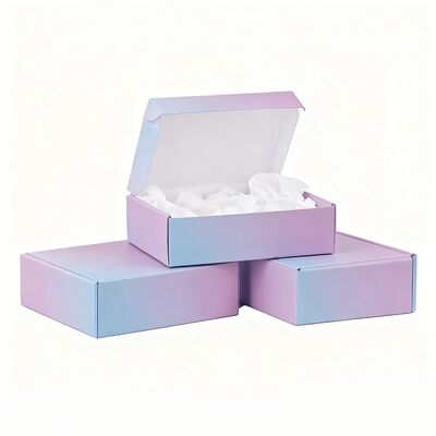 사용자 지정 생분해 할 수 있는 유선 고리 카드 상자 소형 고급 메일러 포장용 종이 상자