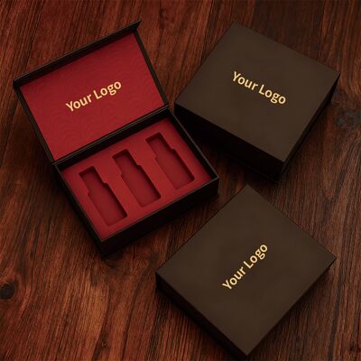 주문 맞춤형 로고 종이 상자 폼 삽입으로 자석 선물 상자 고급 딱딱한 화장품 화장품 향수