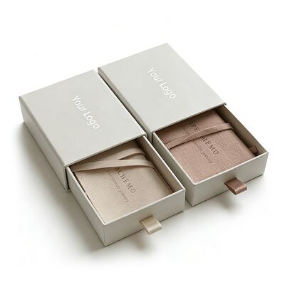 주문 금 엽지 코팅 된 종이 보석 포장 상자 드라우어 종이 상자 목걸이에 폼 삽입과 함께 팔찌 팔찌 귀걸이