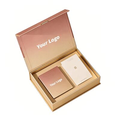 맞춤형 로고가 있는 자석 선물 포장 상자, 재활용 가능한 견고하고 접을 수 있는 화장품 포장 상자, 사용 설명서 포함