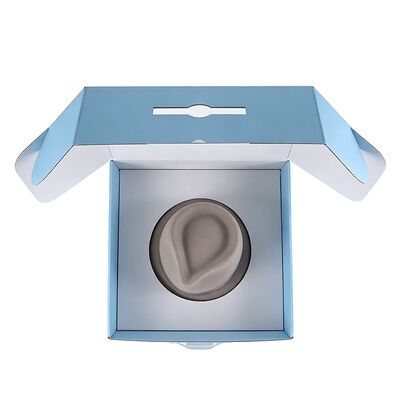 로고가 있는 맞춤형 모자 상자 친환경 코팅된 튼튼한 고급 판지 배송 종이 상자 모자 포장