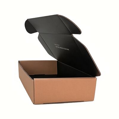 브랜드 포장을 위한 로고가 있는 맞춤형 친환경 광택 라미네이트 골판지 접이식 선물 상자