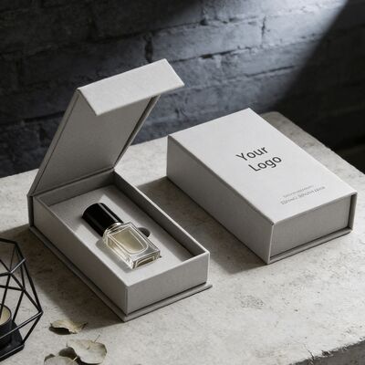 Custom Eco-friendly UV Printed Rigid Magnetic Closure Perfume Gift Box with Lid Structure for High End Paper Boxes