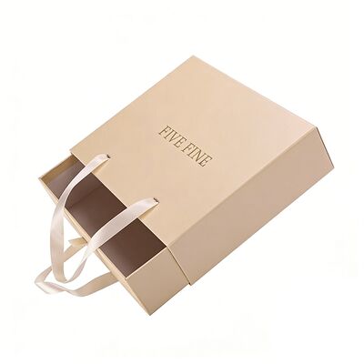 Factory Price Custom Eco-friendly Rectangle Sliding Drawer Packaging Box for Wig Scarf Wallet