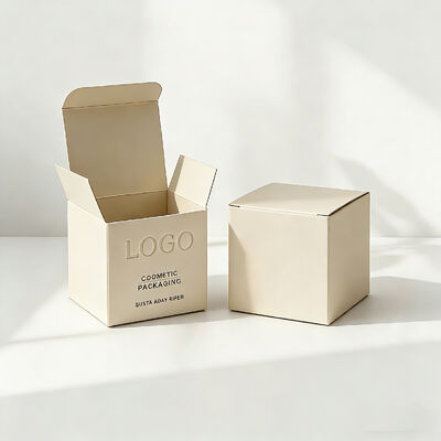 맞춤형 로고 인쇄 고급 질감 마감 아트지 UV 코팅 재활용 가능한 향수 상자 포장