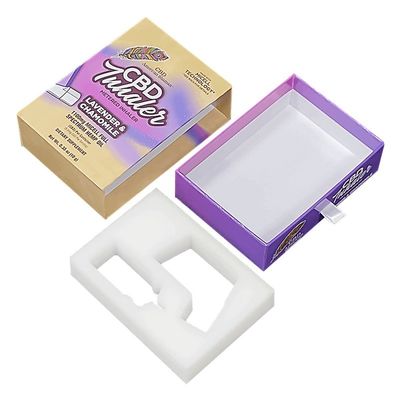 관례 다채로운 인쇄 카드보드 슬라이딩 드라우어 포장 보석 벨트 가방 포장용 종이 상자