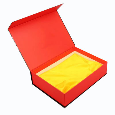 재활용 가능한 CMYK/PANTONE 인쇄 최종 고급 포장용 빨간 자석 상자 선물 세트