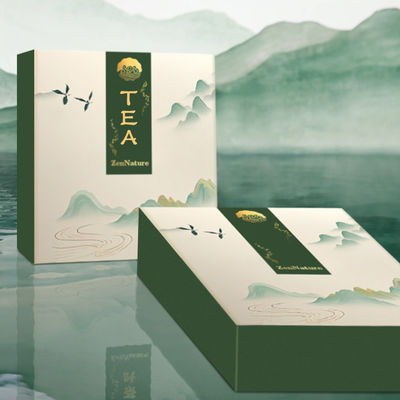 맞춤형 로고 접는 종이 카드 차 가방 럭셔리 향기 차 커피 포장용 선물 상자