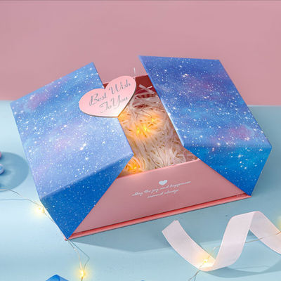 맞춤형 더블 도어 오픈 링 향수 시계 포장 선물 상자 (자체 로고 포함)